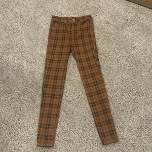 American Eagle plaid skinny jean